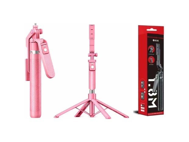 &uu TRIPODE  CELULAR Y GOPRO + BT   1,8MTS ZJ-A14